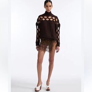 $895 NWT The Diotima 'Albion' sweater Brown